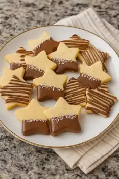 Galletas bañadas con chocolate